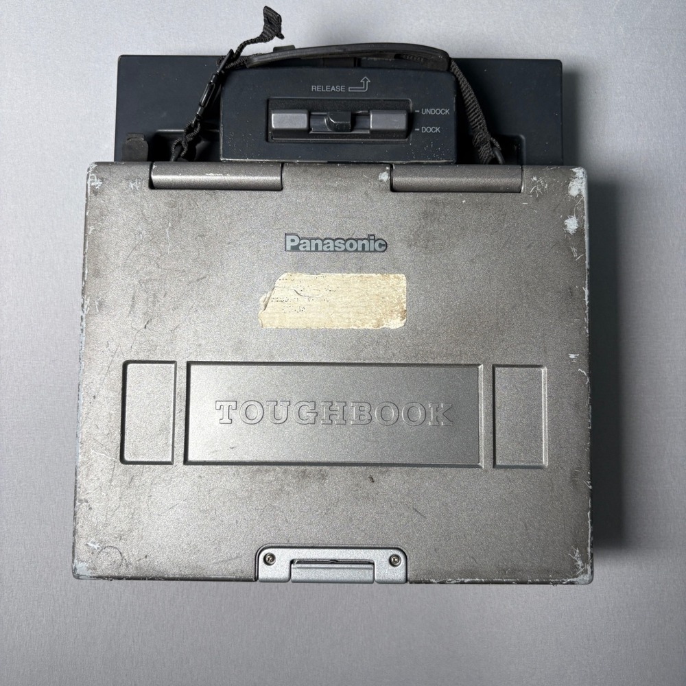 Panasonic Toughbook CF-M34 Laptop with CF-VEB343 Docking Station Untested No HD